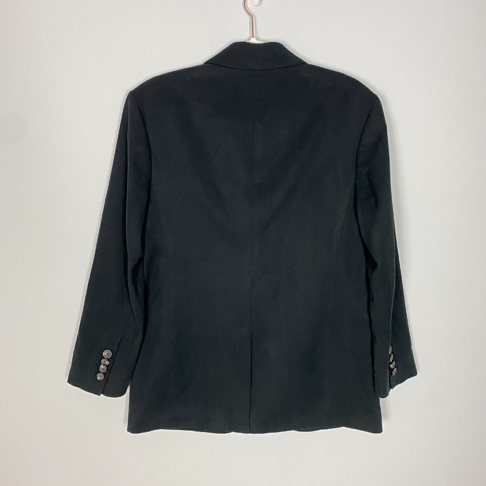 Everlane the 80s Blazer Black‎ Womens 0 Oversized Jacket Career Professional - Picture 6 of 7